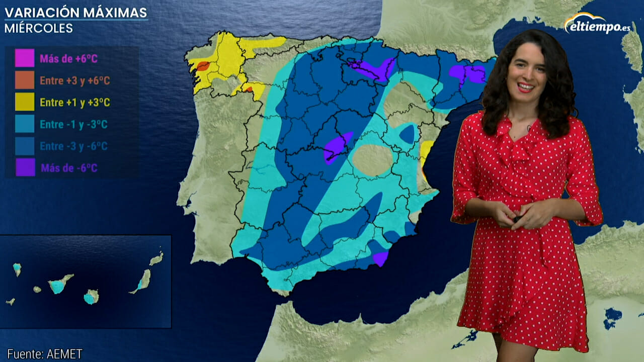 El día más fresco de la semana el tiempo el miércoles 22 de junio