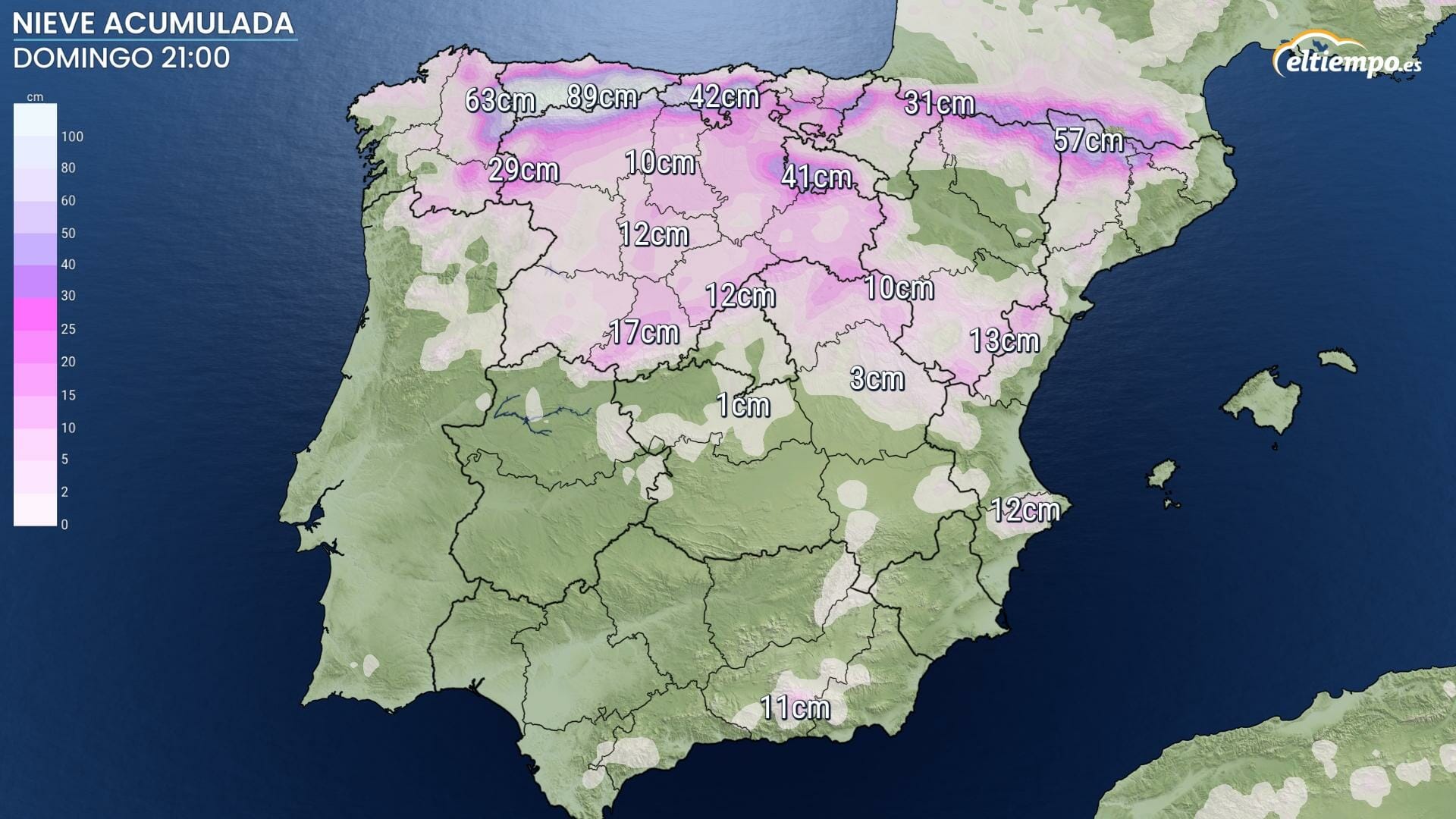 Vuelve la nieve las zonas donde va a nevar en España Eltiempo es