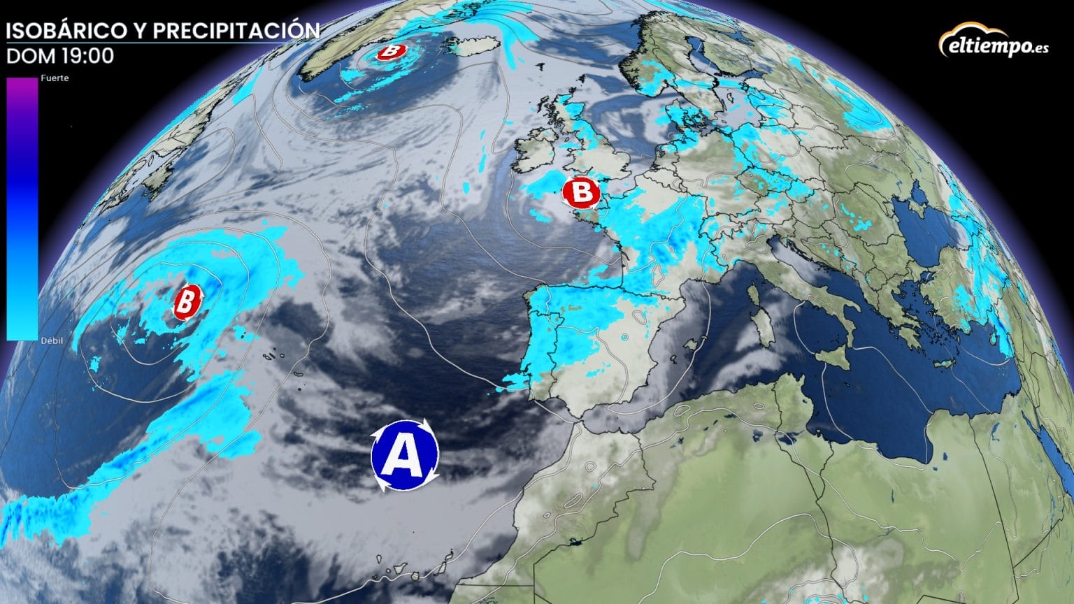 Varios frentes traerán lluvia y tormentas a estas zonas en la vuelta