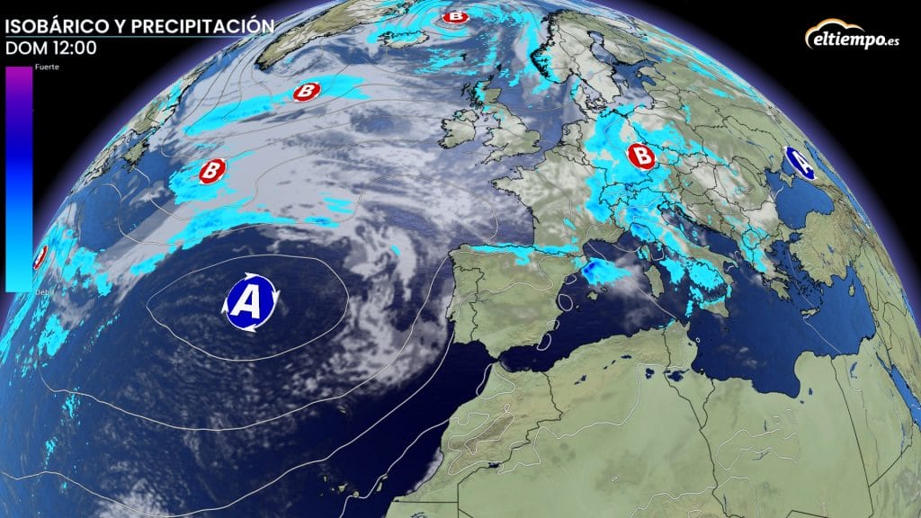 Las últimas tormentas que dejará la DANA en España serán en estas zonas