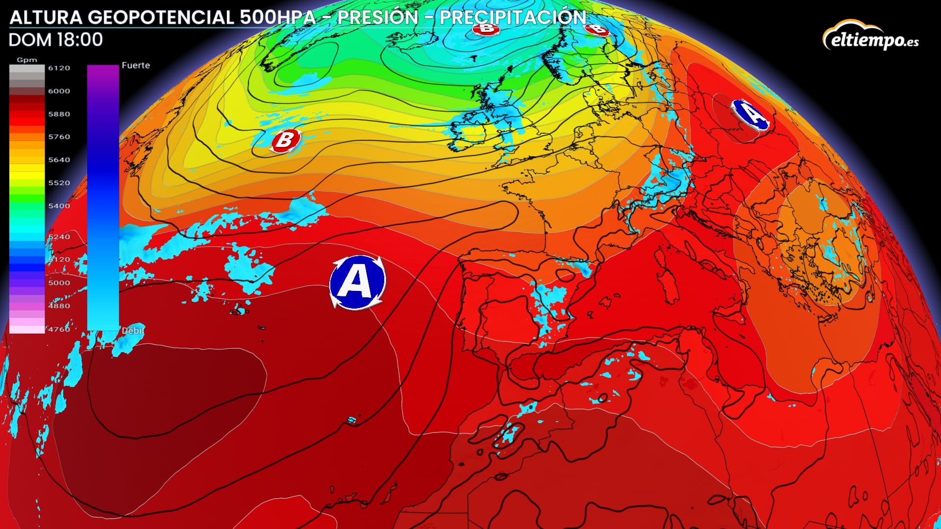 Precaución con la lluvia y tormentas en estas zonas serán muy intensas