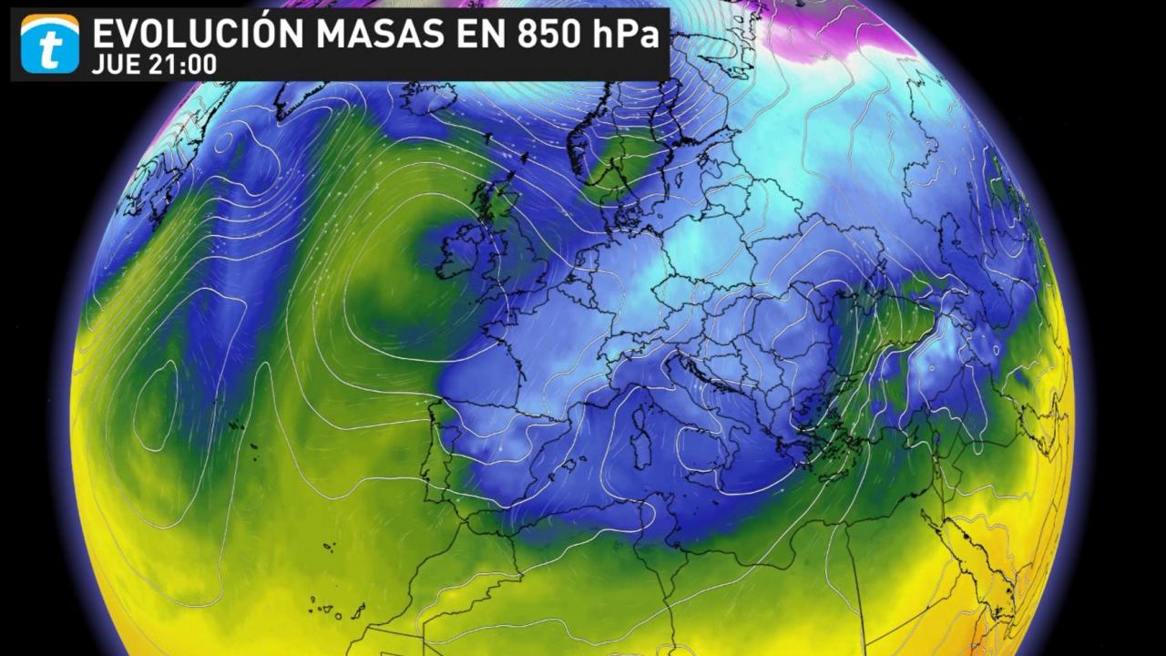 As Evolucionar La Masa De Aire Polar Que Llega A Espa A