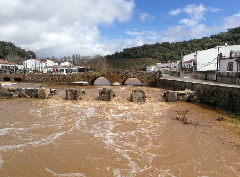 Foto tomada por Samuel Antunez Galán por la borrasca Félix.