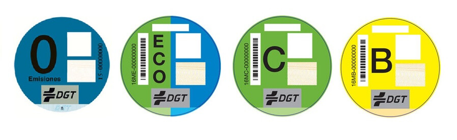 distintivos-ambientales-dgt pegatinas