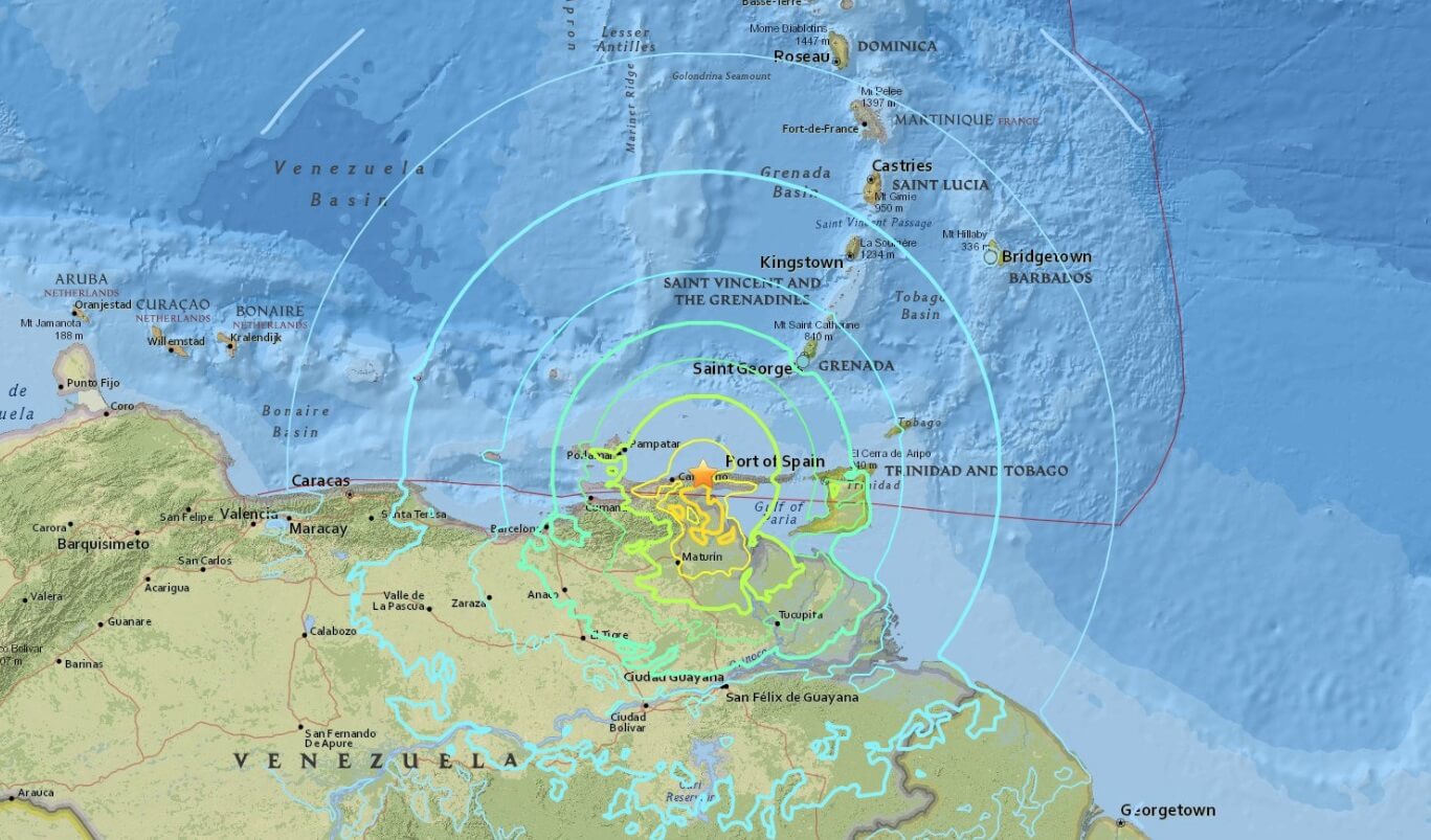 Activada la alerta de tsunami tras fuerte terremoto en Venezuela