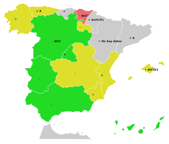 mapa de gripe enero