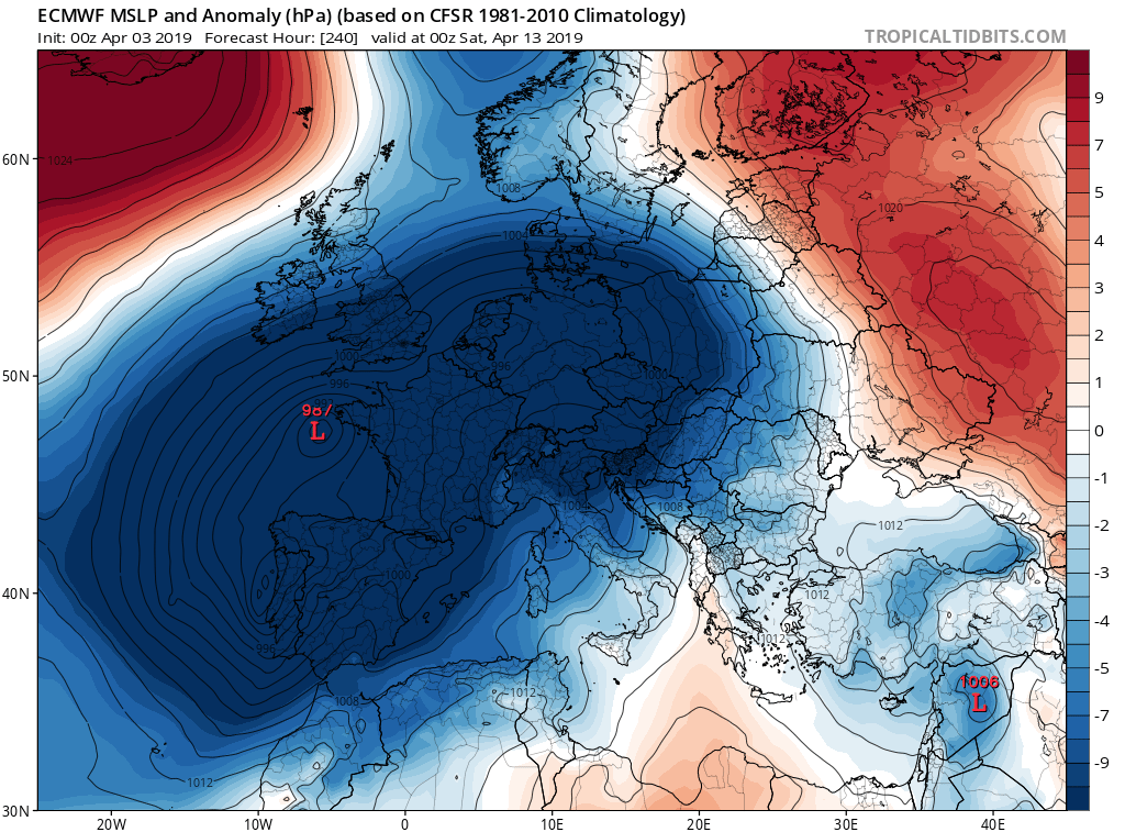 el tiempo en semana santa 2019