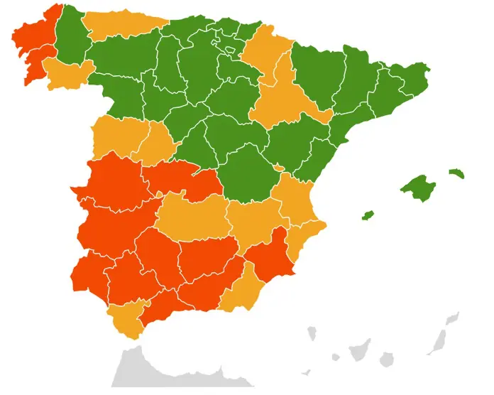 Polen en primavera en España
