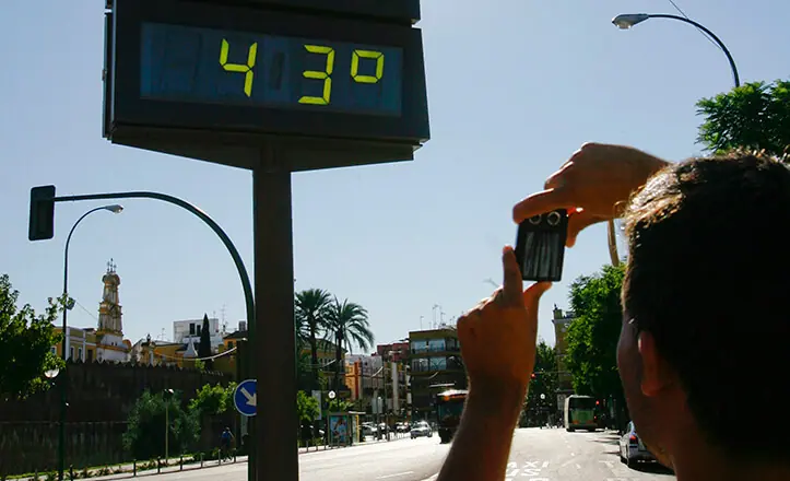 ola de calor en España
