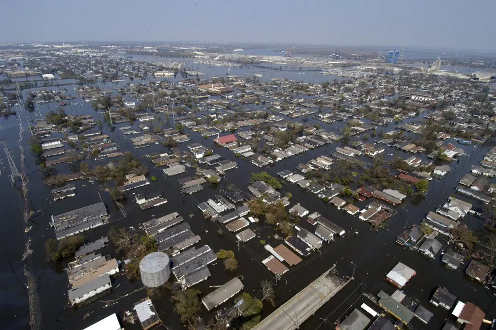 Asi quedó Nueva Orleans tras el huracán Katrina