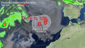 Paulette ha resucitado: ya es tormenta tropical y así podría afectarnos