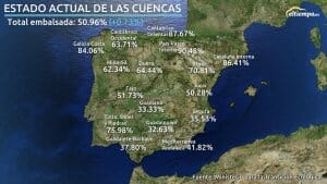 El 2021 cierra con los embalses en España al 50% de su capacidad