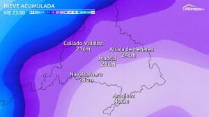 Nieve en Madrid: tiempos y cantidades de la «Gran Nevada»