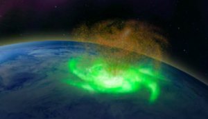 Detectan un extenso “huracán espacial” en la atmósfera superior de la Tierra