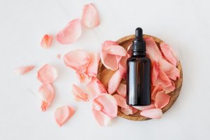cosmética orgánica natural rosas