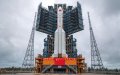 El cohete chino fuera de control Long March 5B el día de su lanzamiento