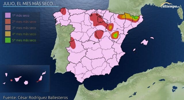 tormentas julio España
