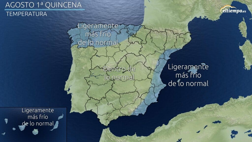 el tiempo en agosto
