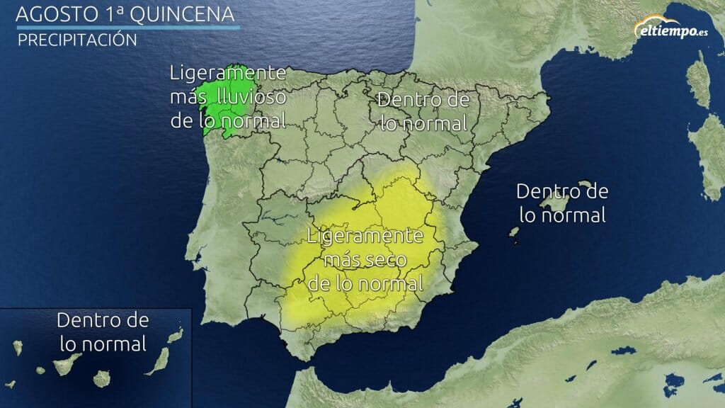 el tiempo en agosto