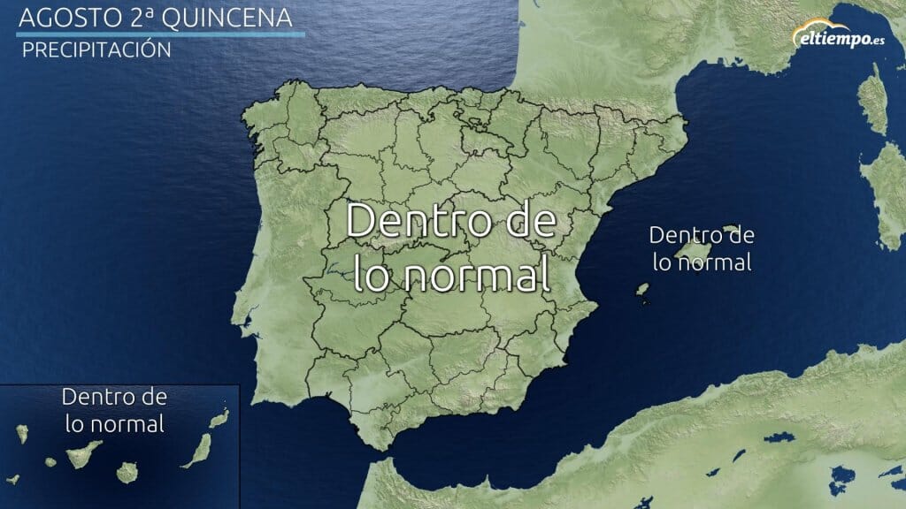 el tiempo en agosto