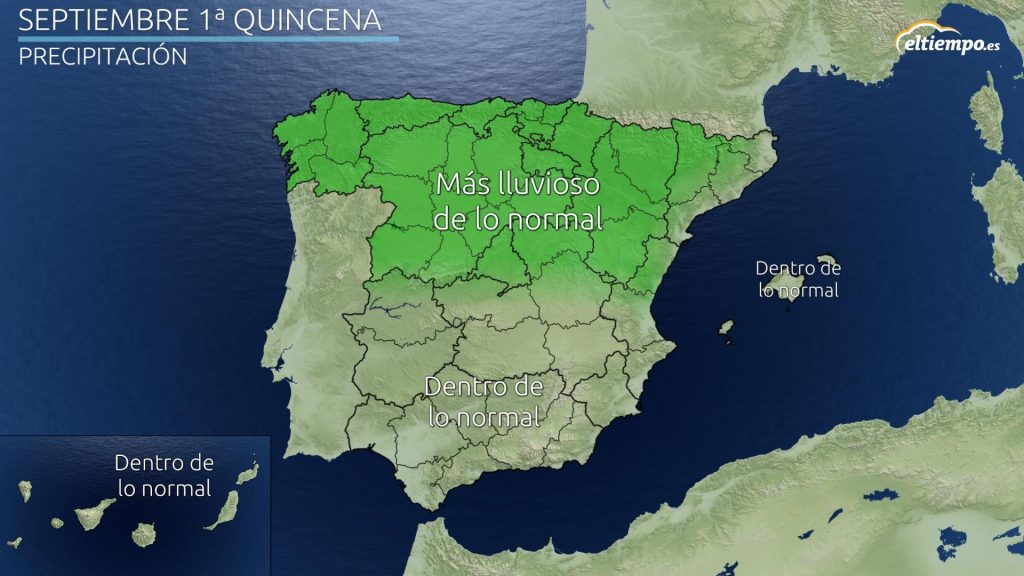 tiempo en septiembre 2021
