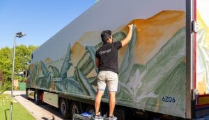 El camión ‘made in Spain’ cuya pintura fotocatalítica absorbe CO2