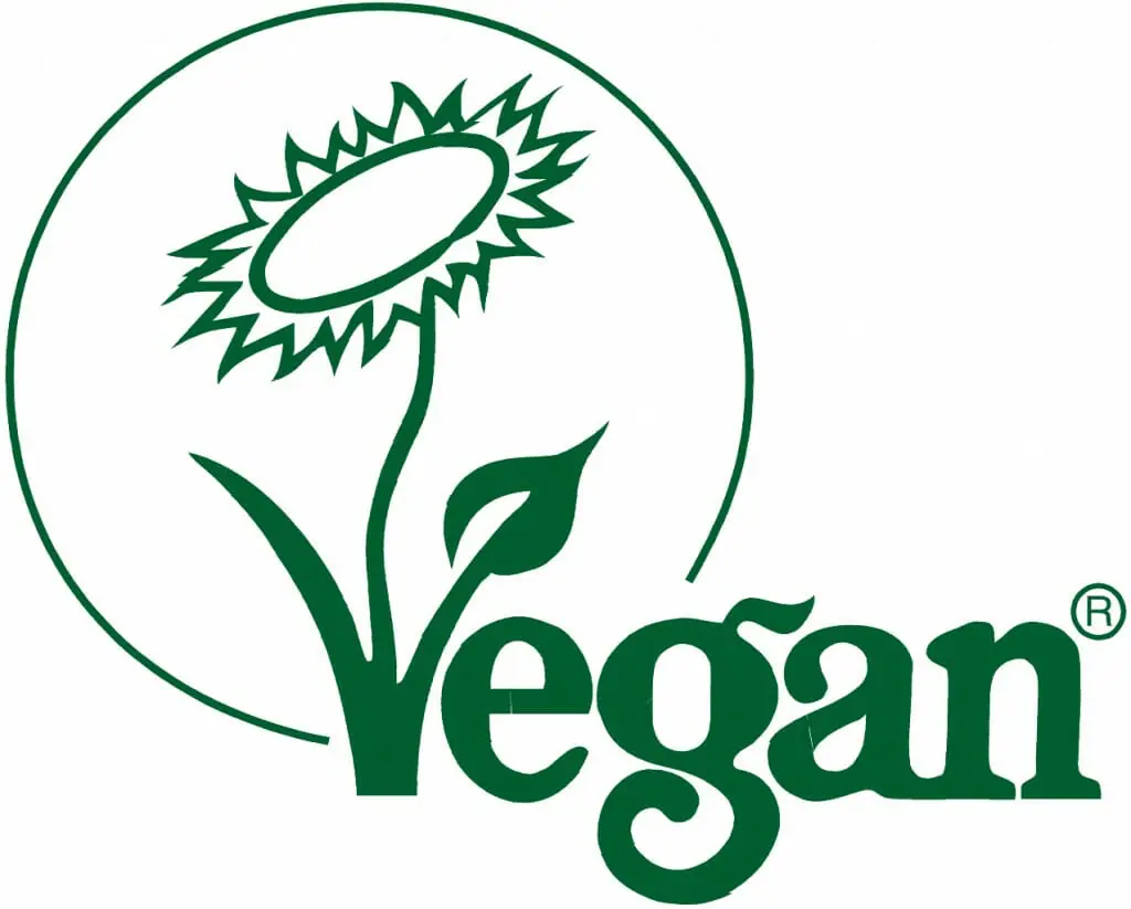 Símbolo producto vegano