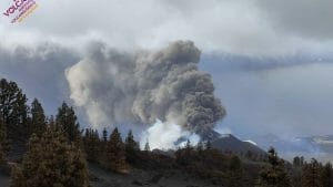 Cenizas del volcán y lluvia: un cóctel peligroso en los próximos días en La Palma