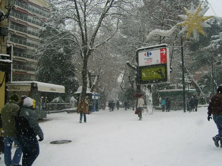 nevadas en enero 2009 Guadalajara