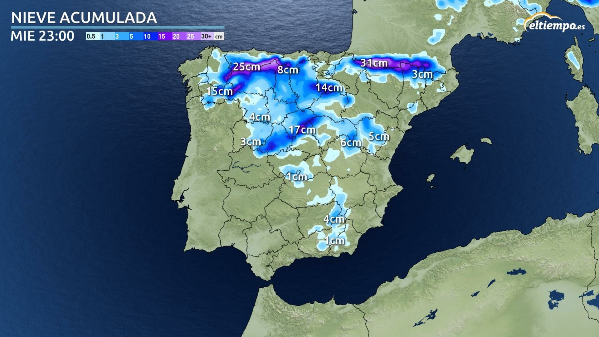 ¿Dónde nevará en las próximas horas? ¿Va a nevar en Madrid? Eltiempo.es