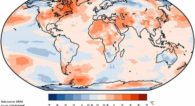 2021 entra entre los siete años más cálidos de la historia