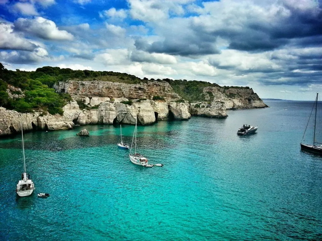 Ruta por las Baleares playas de Menorca