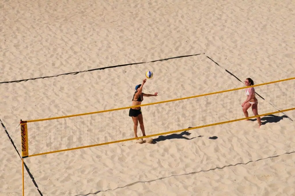 Vóley-playa playas ideales practicar deporte
