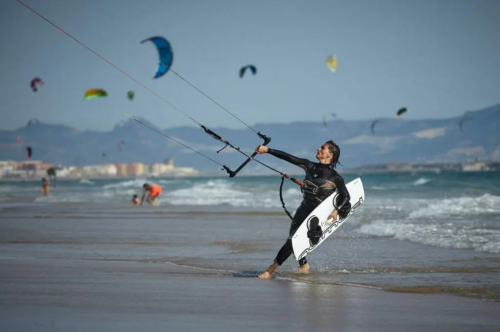 Kitesurf playas ideales practicar deporte