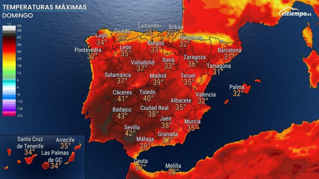 Domingo comienza la ola de calor
