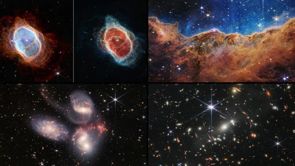resumen astronómico 2022 imágenes telescopio james webb