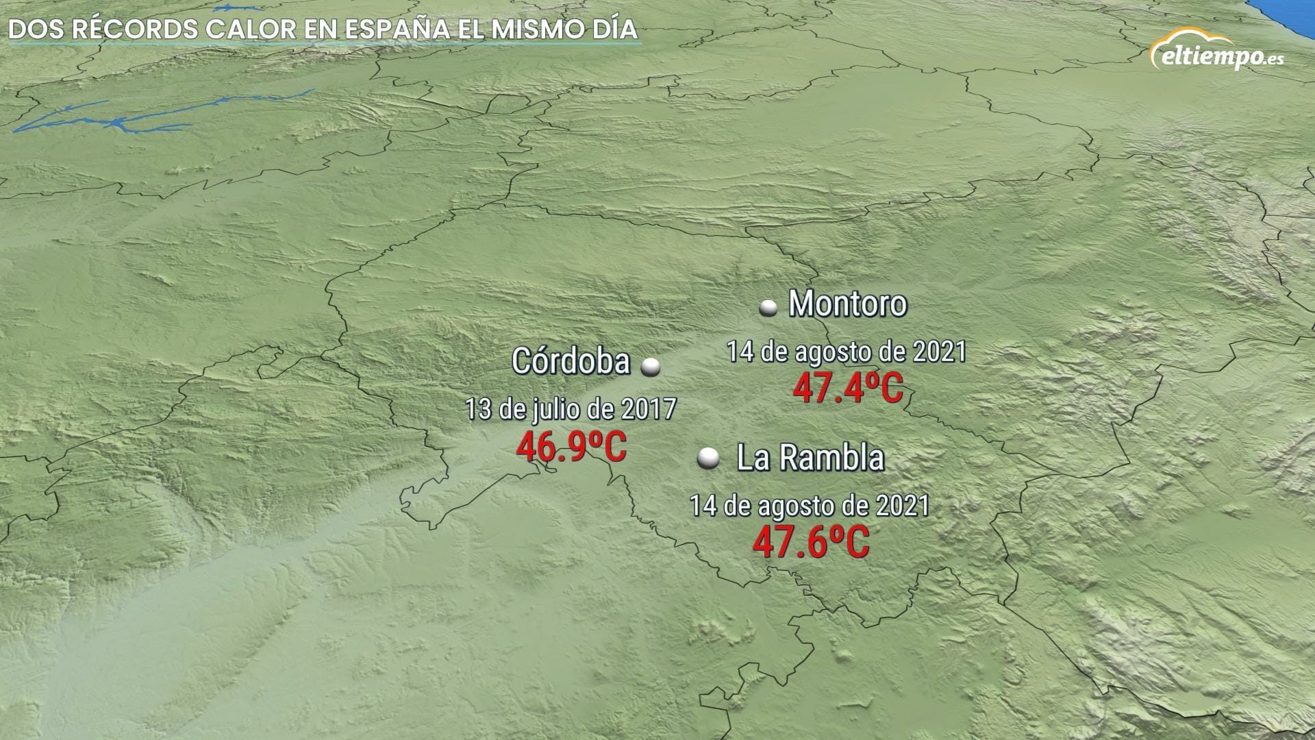 Se confirma: el récord de temperatura en España es de 47,6ºC | Eltiempo.es