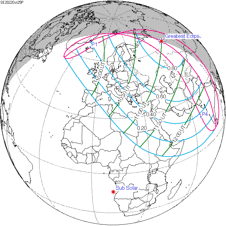 Eclipse solar del 25 de octubre: cuándo y dónde verlo desde España