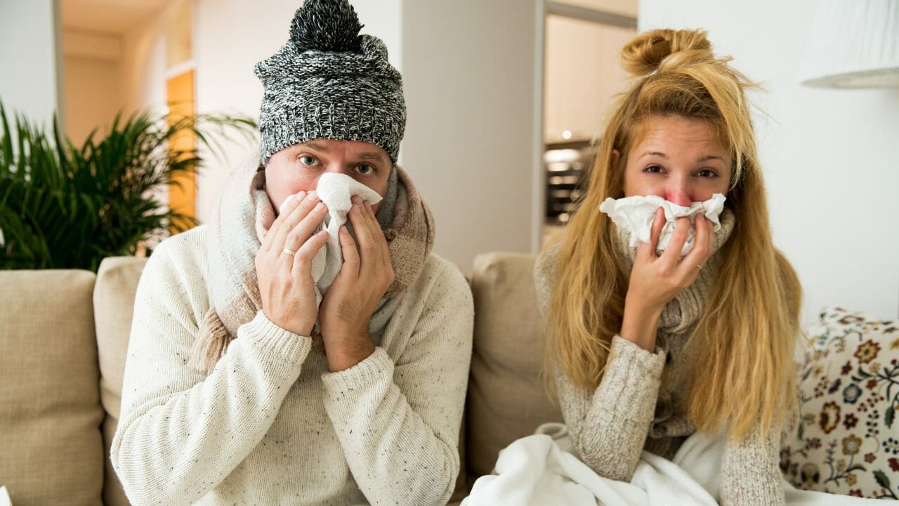 virus catarro resfriado gripe mocos tos fiebre invierno frío