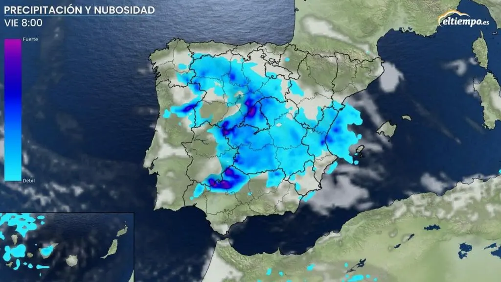 lluvias en Madrid