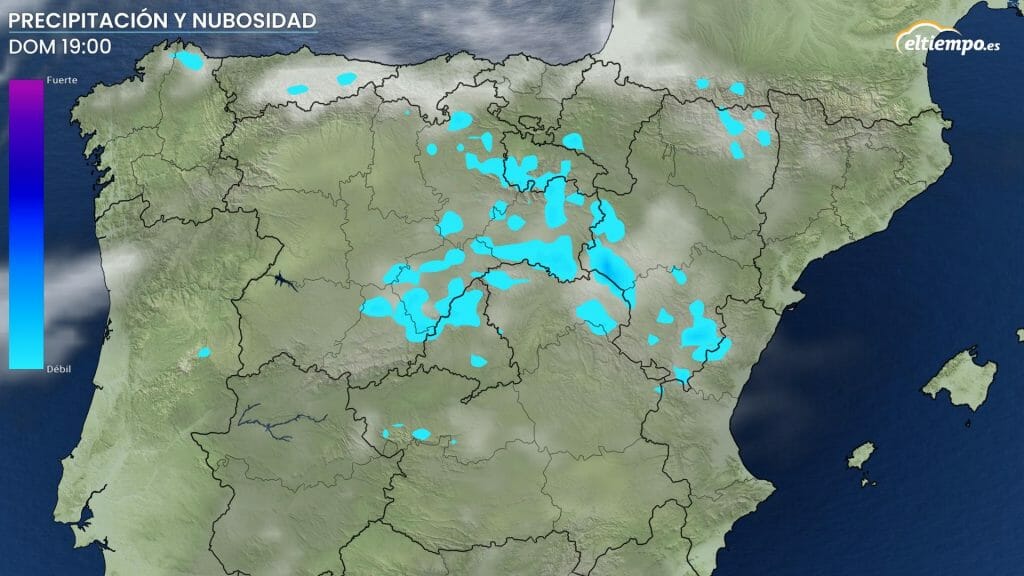 episodio calor tormentas domingo