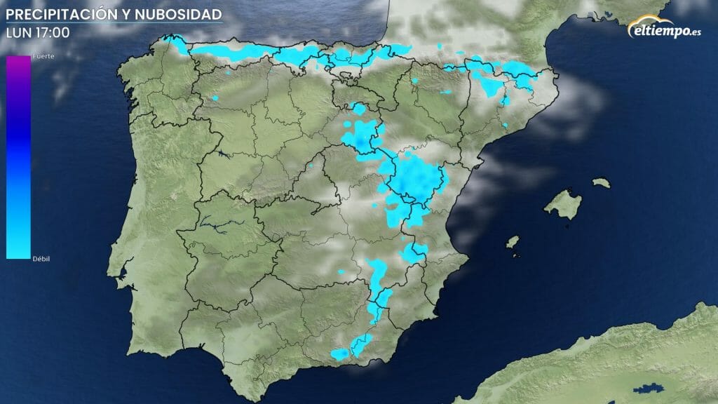 episodio calor tormentas lunes