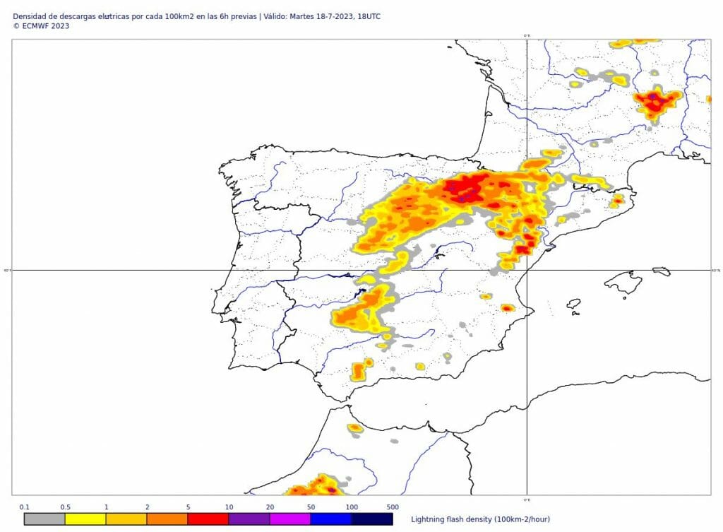tormentas secas martes