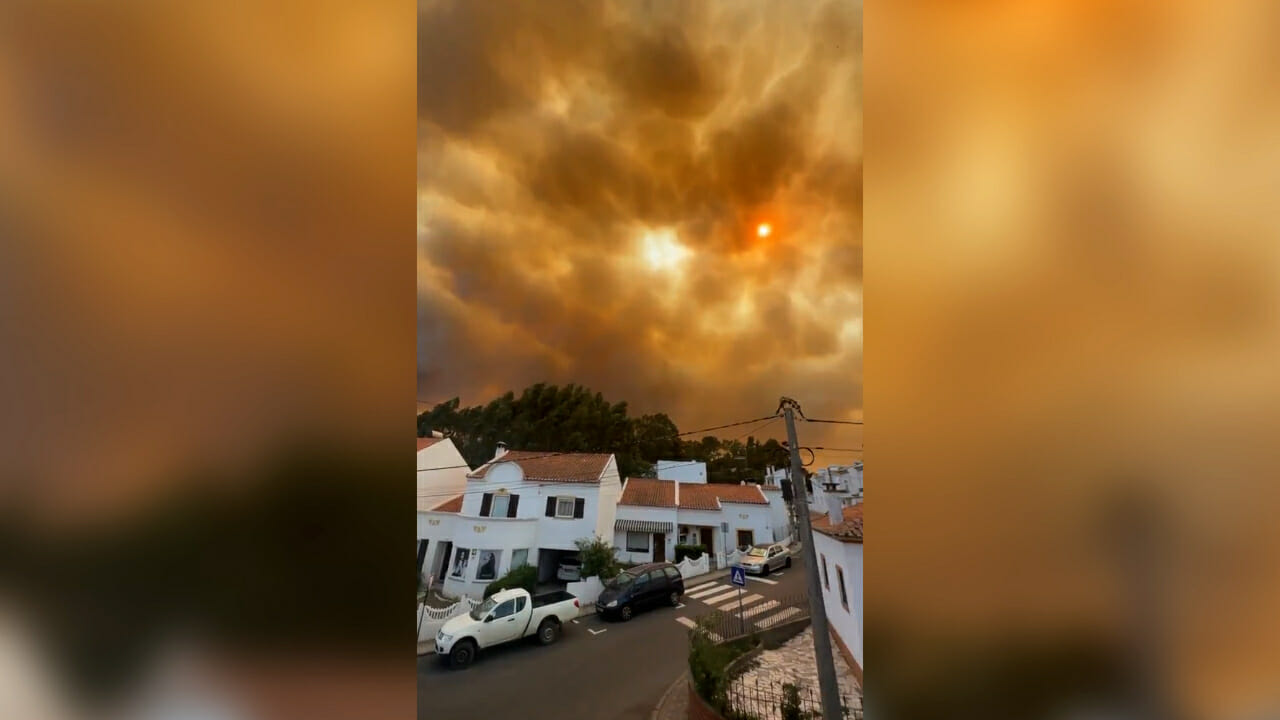 Incêndio de Odemira (Portugal) já devora 10 mil hectares
