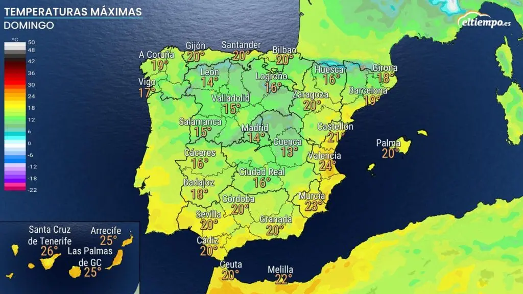 Adiós al frío: El Puente de Diciembre acabará a más de 20ºC y sin heladas