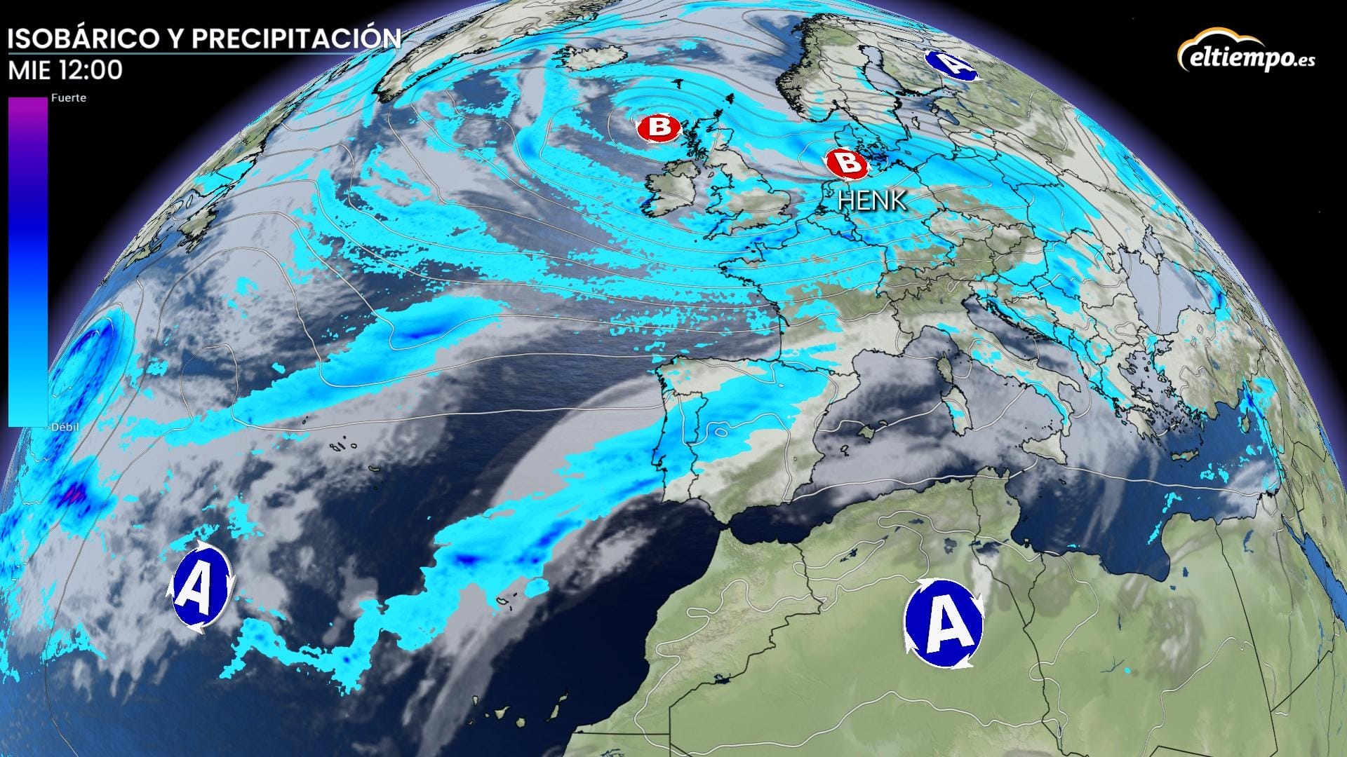 ¿Afectará La Borrasca Henk A España? Lluvias Y Fuerte Oleaje En El ...