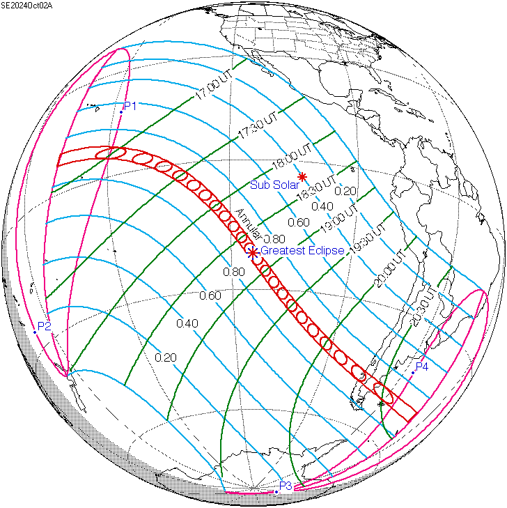 Calendario de eclipses de 2024 de luna y de sol días y horas Eltiempo.es