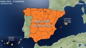 ¿Va a llover? El mes de enero terminará cálido y seco en toda España