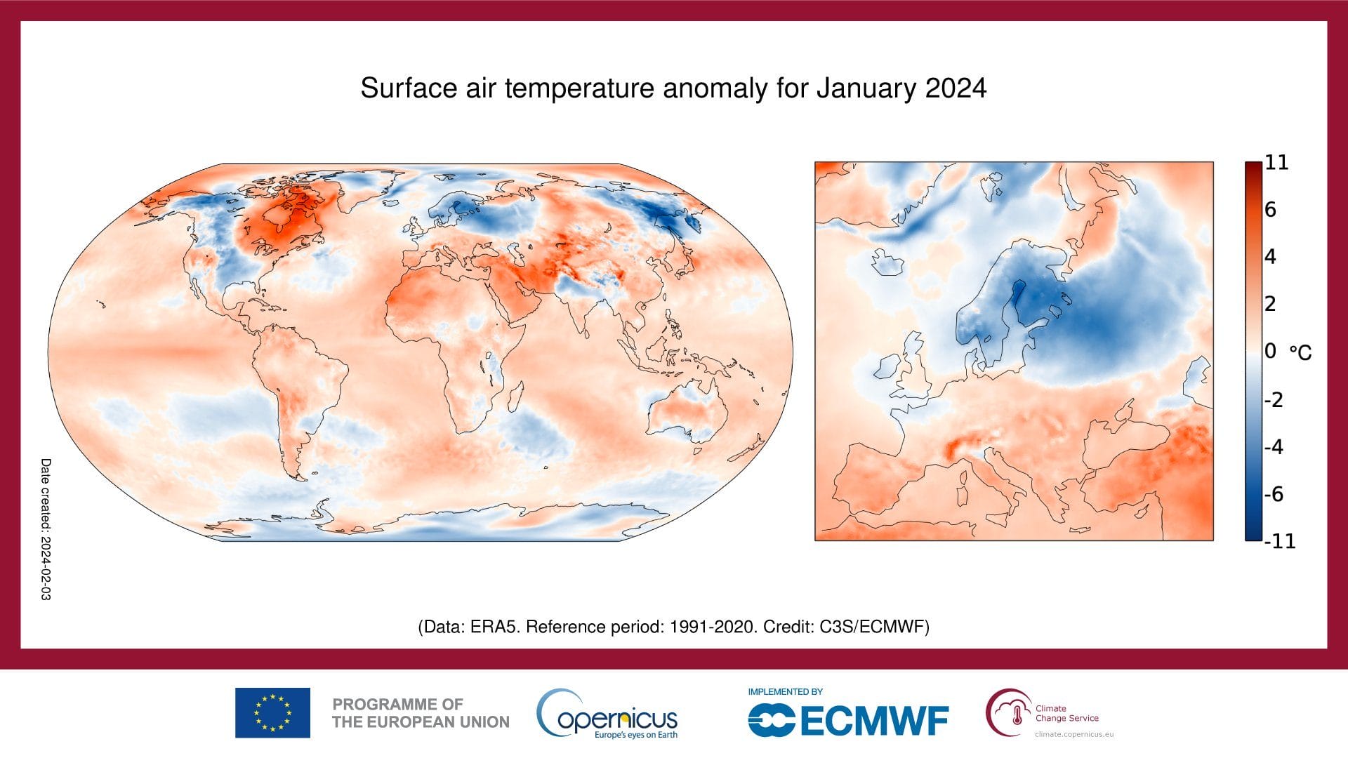 Informe Copernicus Enero De 2024 Ha Sido El Más Cálido Registrado A