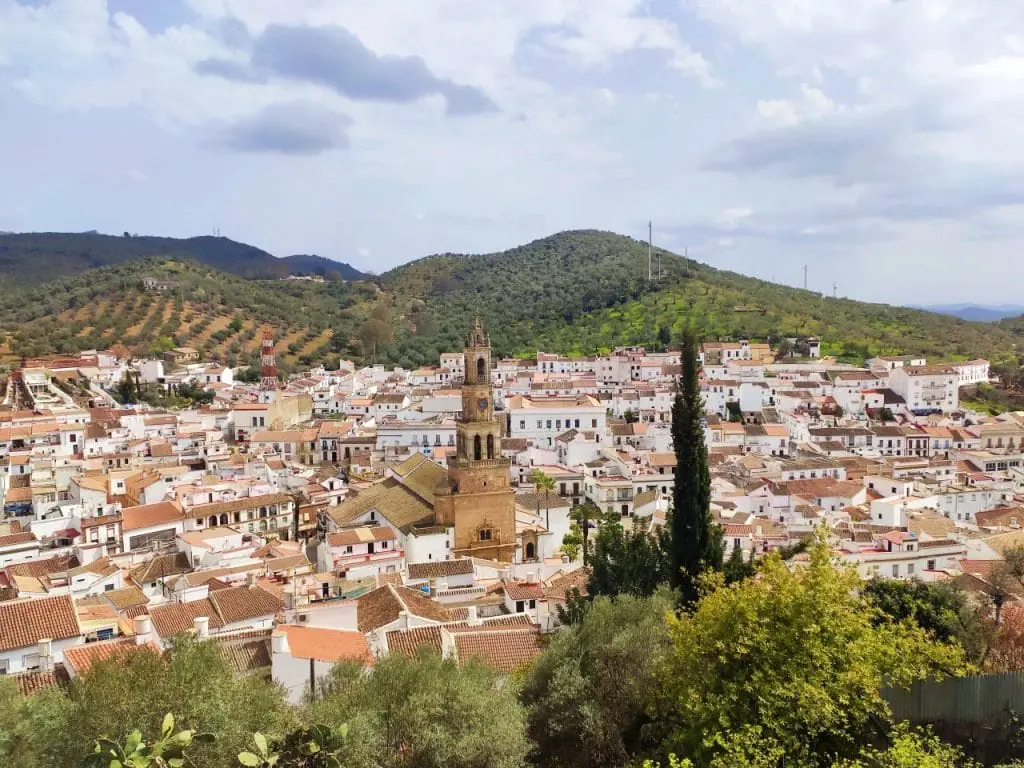 Vistas de Constantina desde mirador 8 Día de Andalucía